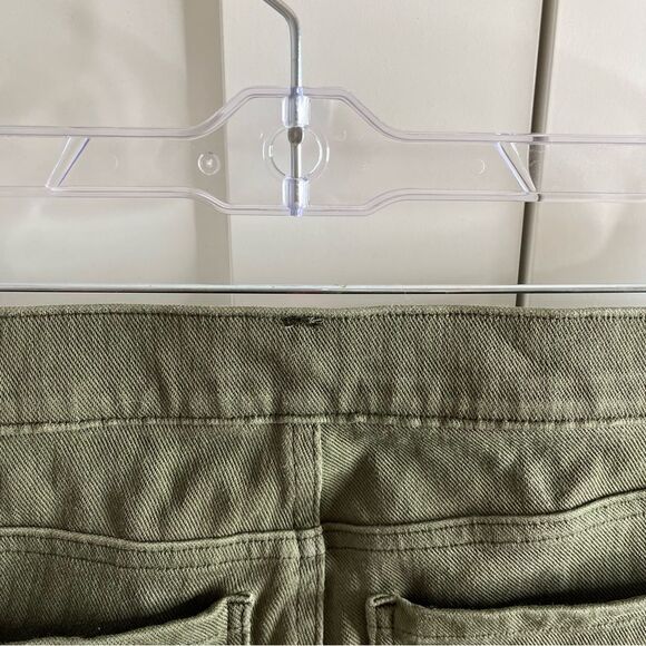 Spanx Jeanish Shaping Ankle Leggings Pants Pull On Olive Green Sz S - Picture 12 of 14